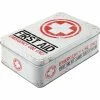 Nostalgic Art Medikamentenbox First Aid Rot/Schwarz/Weiss