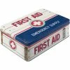 Nostalgic Art Medikamentenbox First Aid Blau/Rot/Weiss