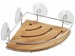 MSV Duschmittelhalter Braun/Silber