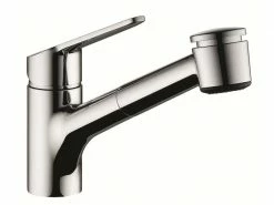 KWC Küchenarmatur ISLA mit Hebelmischer & Auszugbrause