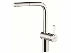 KWC Küchenarmatur LIVELLO mit Hebelmischer & Auszugauslauf