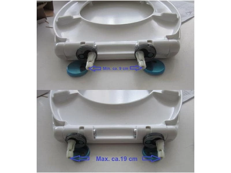 Kleine Wolke Toilettensitz Uni mit Absenkautomatik, Weiss 2 Kleine Wolke Toilettensitz Uni mit Absenkautomatik, Weiss – Bild 2