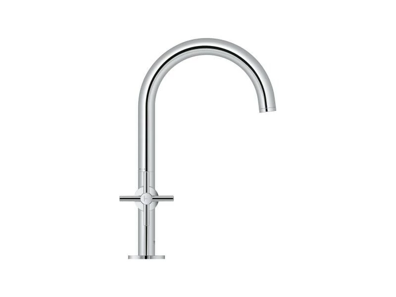 GROHE Lavaboarmatur Atrio L-Size 1/2", Chrom, Kreuzgriffe 3 GROHE Lavaboarmatur Atrio L-Size 1/2", Chrom, Kreuzgriffe – Bild 3