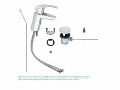 GROHE Lavaboarmatur Eurosmart S, Chrom, mit Zugstange/Mousseur -Angebote Bad & Sanitär Store 53362730 xxl