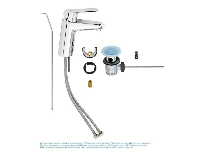 GROHE Lavaboarmatur Eurodisc Cosmopolitan S-Size mit Zugstange 3 GROHE Lavaboarmatur Eurodisc Cosmopolitan S-Size mit Zugstange – Bild 3