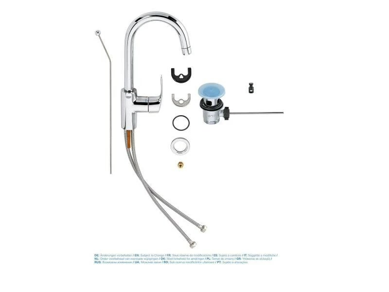 GROHE Lavaboarmatur Eurosmart L-Size 1/2", Chrom 5 GROHE Lavaboarmatur Eurosmart L-Size 1/2", Chrom – Bild 5