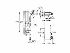 GROHE Duscharmatur-Set Grohtherm SmartControl 1/2", Chrom 10 GROHE Duscharmatur-Set Grohtherm SmartControl 1/2", Chrom -Angebote Bad & Sanitär Store 53375698 xxl