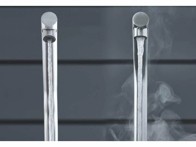 GROHE Küchenarmatur Blue Home L-Auslauf, Starter Kit, Supersteel 5 GROHE Küchenarmatur Blue Home L-Auslauf, Starter Kit, Supersteel – Bild 5