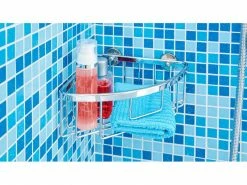 Tesa Bad-Utensilienhalter Aluxx Eckablagekorb, Silber -Angebote Bad & Sanitär Store 53708880 xxl