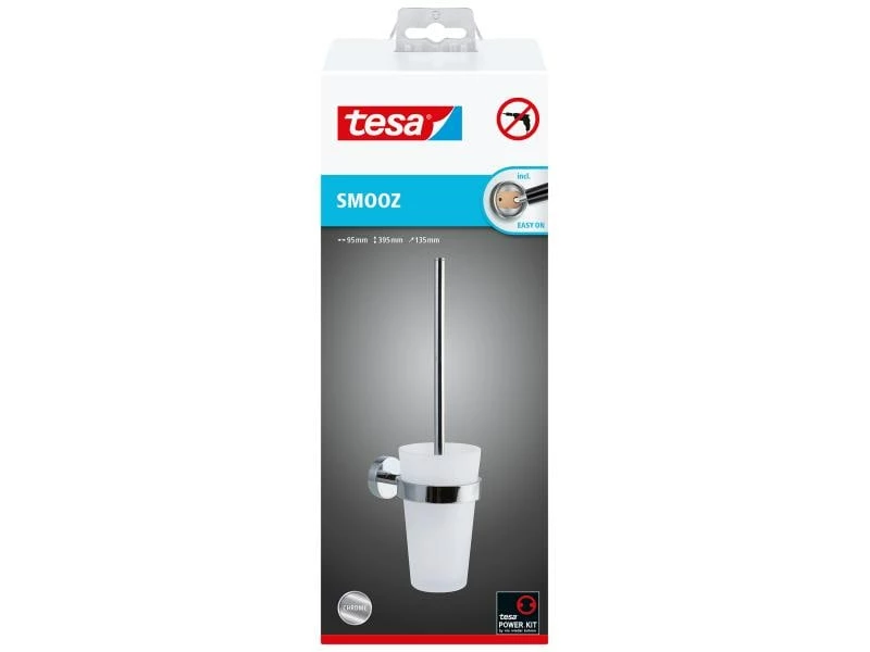 Tesa Toilettenbürste Smooz Chrom 2 Tesa Toilettenbürste Smooz Chrom – Bild 2