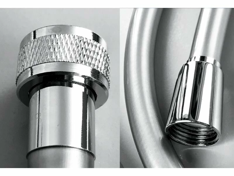 AquaClic Duschbrauseschlauch Flex argento 175 cm 3 AquaClic Duschbrauseschlauch Flex argento 175 cm – Bild 3