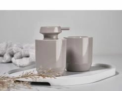 Zone Denmark Zahnputzbecher Suii Ø 7.8 cm Taupe -Angebote Bad & Sanitär Store 56193972 xxl