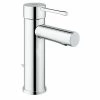 GROHE Lavaboarmatur Essence S, 1/2", Chrom, mit Zugstange, gerade