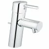 GROHE Lavaboarmatur Concetto S-Size 1/2", Chrom, mit Zugstange