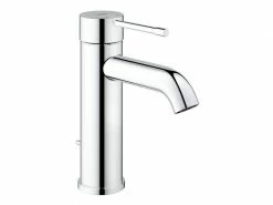 GROHE Lavaboarmatur Essence S, 1/2", Chrom, mit Zugstange, gebogen