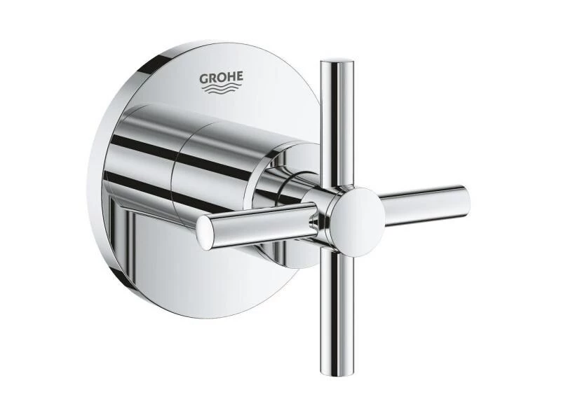 GROHE Ventiloberteil Atrio M24x1 Chrom, Kreuzgriff 1 GROHE Ventiloberteil Atrio M24x1 Chrom, Kreuzgriff