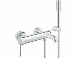 GROHE Badewannenarmatur Essence 1/2", Chrom, mit Handbrause