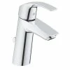 GROHE Lavaboarmatur Eurosmart M-Size 1/2", Chrom, mit Zugstange