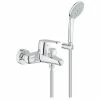 GROHE Badewannenarmatur Eurodisc Cosmopolitan 1/2", Chrom + Brause