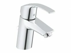 GROHE Lavaboarmatur Eurosmart S, Chrom, mit Zugstange/Strahlregler