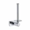 BIASCA Toilettenpapierhalterung 7 x 9.6 x 17.7 cm Chrom