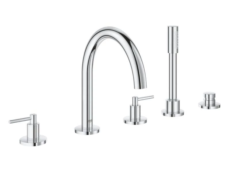 GROHE Badewannenarmatur Atrio Kombi, Chrom, Hebelgriffe 1 GROHE Badewannenarmatur Atrio Kombi, Chrom, Hebelgriffe