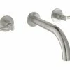 GROHE Lavaboarmatur Atrio 1/2", Steel, Wandmontage, Hebelgriffe