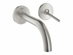 GROHE Lavaboarmatur Atrio 1/2", Steel, Wandmontage, Hebelgriff