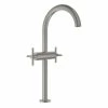GROHE Lavaboarmatur Atrio XL-Size 1/2", Steel, Kreuzgriffe
