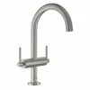 GROHE Lavaboarmatur Atrio L-Size 1/2", Steel, Hebelgriffe