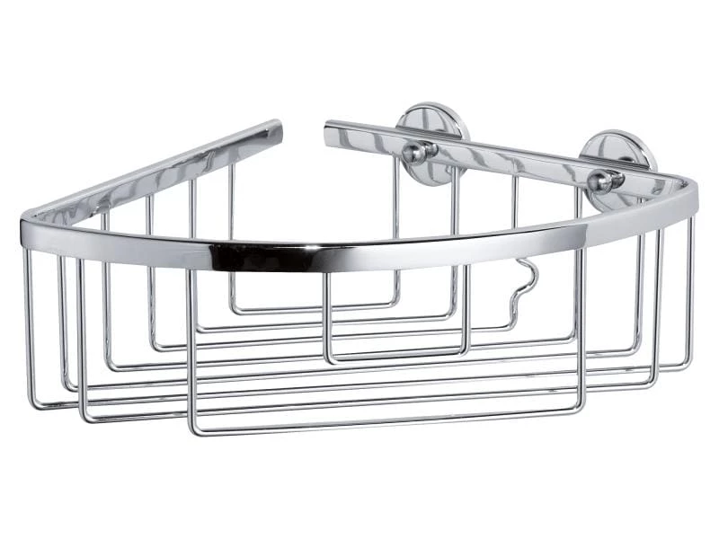 Tesa Bad-Utensilienhalter Aluxx Eckablagekorb, Chrom 1 Tesa Bad-Utensilienhalter Aluxx Eckablagekorb, Chrom