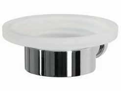 Spirella Seifenschale Milo Silber/Weiss