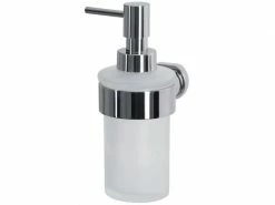 Spirella Seifenspender Milo 200 ml, Silber/Weiss