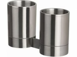 Spirella Zahnputzbecher Nyo Silber