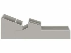 Spirella Bad-Utensilienhalter SKYLINE Storage 30.7 cm Grau