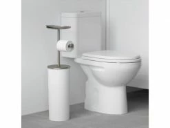 Umbra Toilettenpapierhalter Portaloo Silber/Weiss -Angebote Bad & Sanitär Store 77952272 xxl