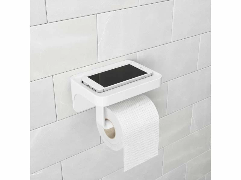 Umbra Toilettenpapierhalterung Flex Sure-Lock Weiss 5 Umbra Toilettenpapierhalterung Flex Sure-Lock Weiss – Bild 5