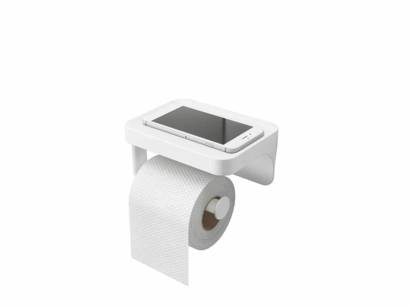 Umbra Toilettenpapierhalterung Flex Sure-Lock Weiss 4 Umbra Toilettenpapierhalterung Flex Sure-Lock Weiss – Bild 4