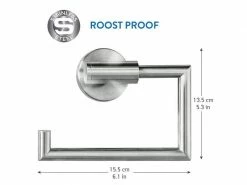 Tatkraft Toilettenpapierhalter Hold Silber -Angebote Bad & Sanitär Store 96081268 xxl